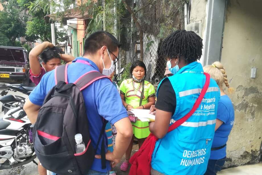 Los indígenas se han desplazado debido a las amenazas de los actores armados.