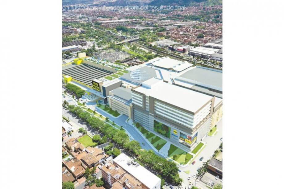 Así quedará la galeria comercial que construirá el Grupo Éxito en Medellín. / Cortesía