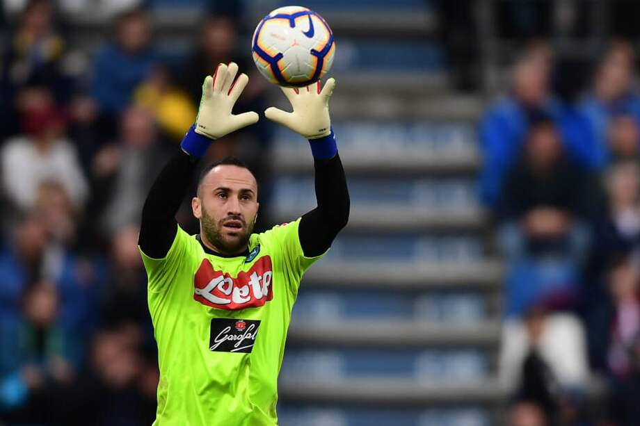 David Ospina, el arquero antioqueño del Nápoles de Italia. / EFE