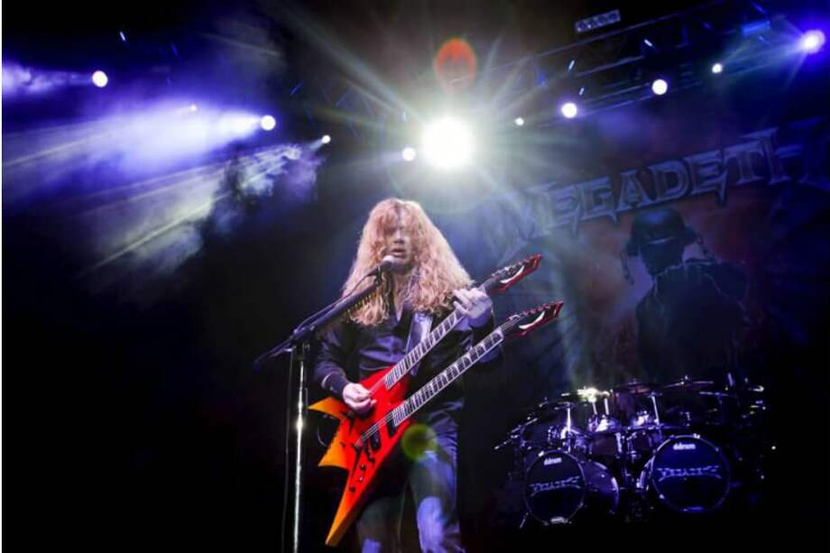 David Mustaine, vocalista de Megadeth, formó la agrupación en 1983. / EFE
