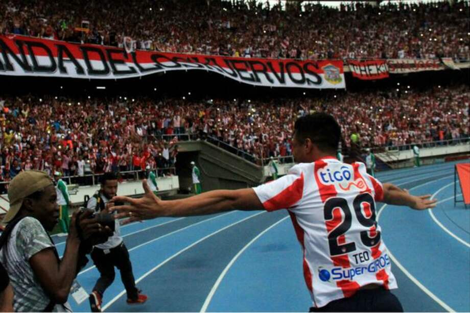 Teo Gutiérrez, estrella del Junior.