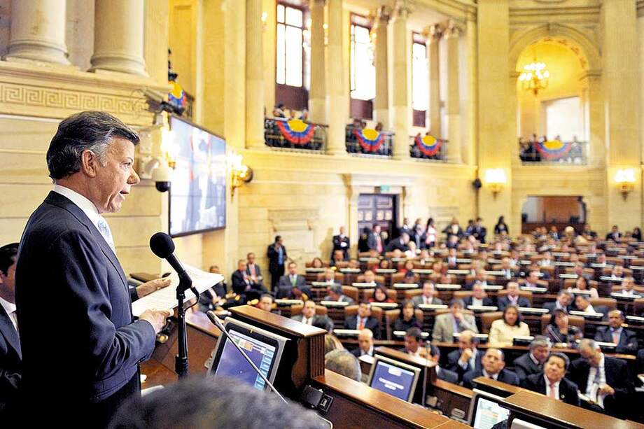 El nuevo Congreso deberá refrendar los eventuales acuerdos entre el gobierno Santos y las Farc. / SIG