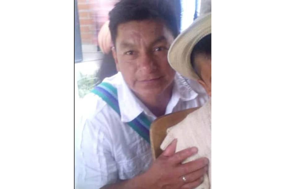 José Domingo Ulcué, docente indígena asesinado en Santander de Quilichao. / @ONIC_Colombia