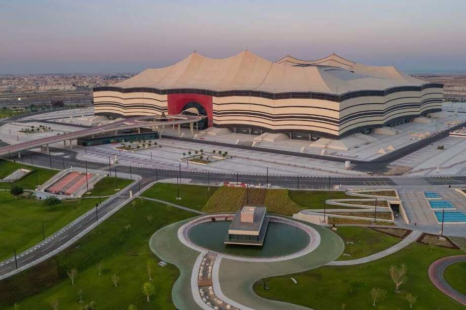 Estadio Al-Bayt, en Al-Khor, es uno de los estadios en los que más partidos se disputarán.