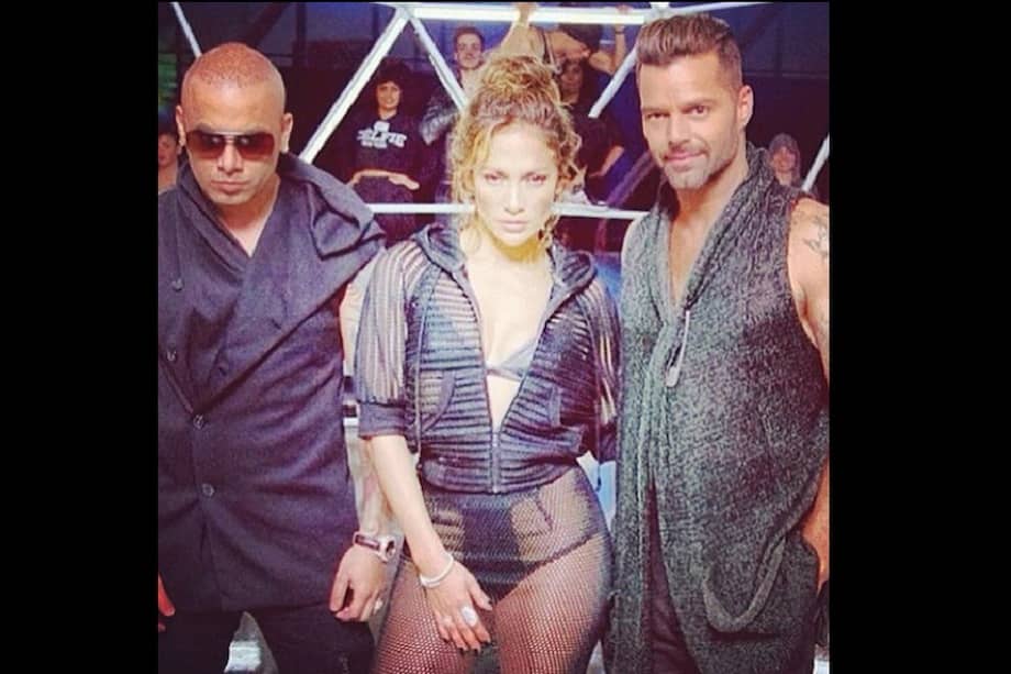 Wisin, Jennifer Lopez y Ricky Martin (c) Instagram Ricky Martin.