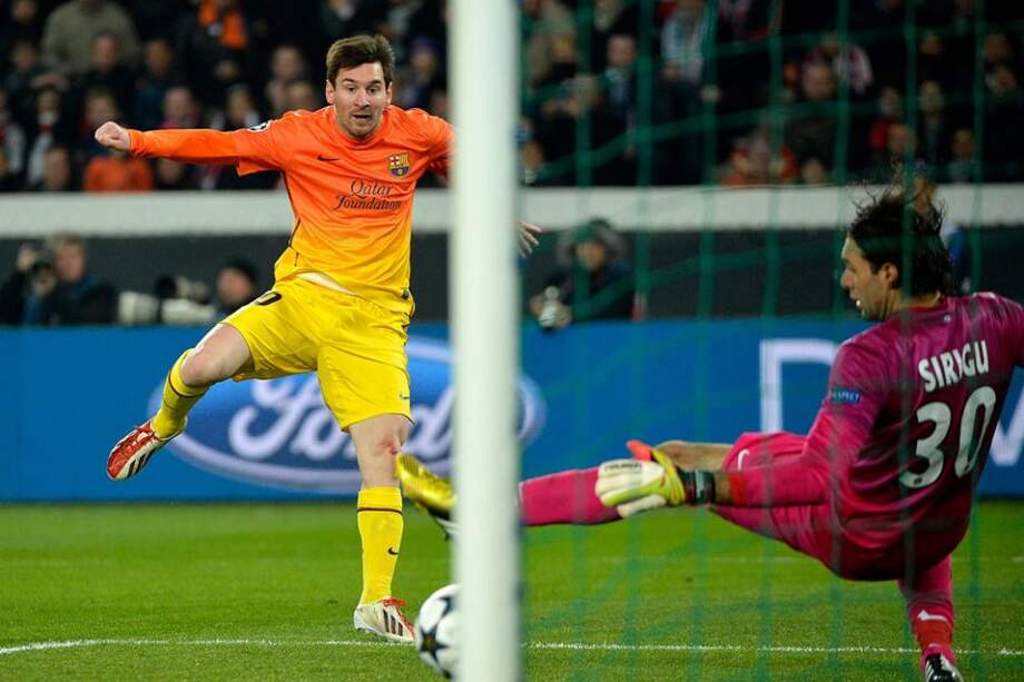 Messi sufrió una lesión muscular