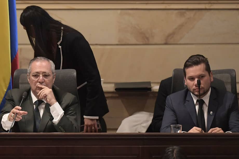 Congresistas Iván Name (Alianza Verde) y Andrés Calle (Partido Liberal).