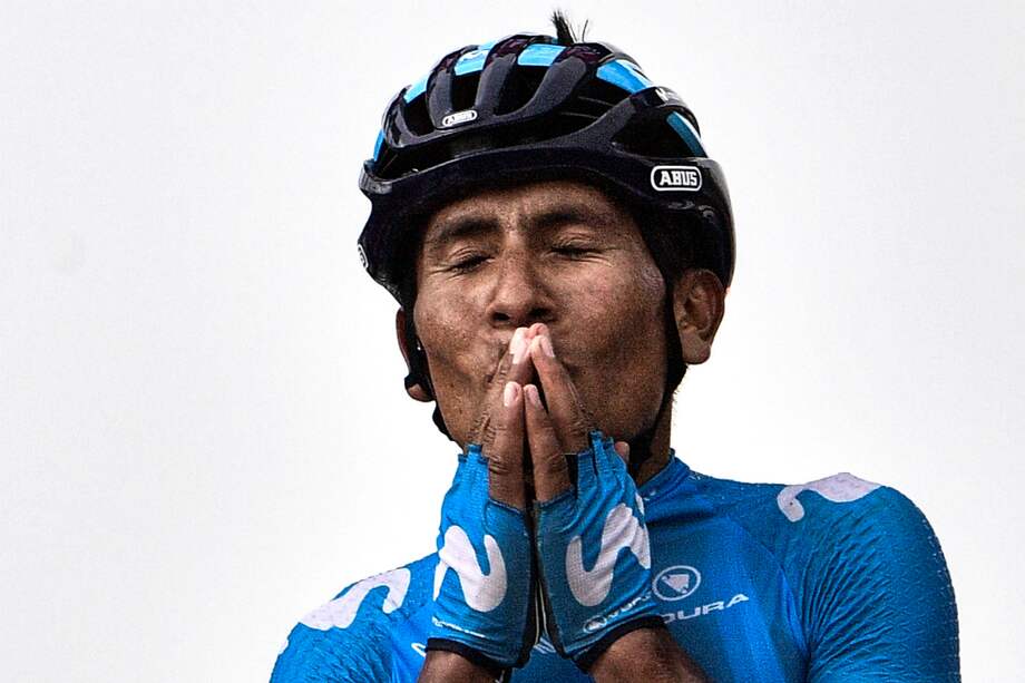 Con el triunfo de este miércoles Nairo Quintana quedó en la quinta casilla a tres minutos y 30 segundos del líder, el británico Geraint Thomas. / AFP