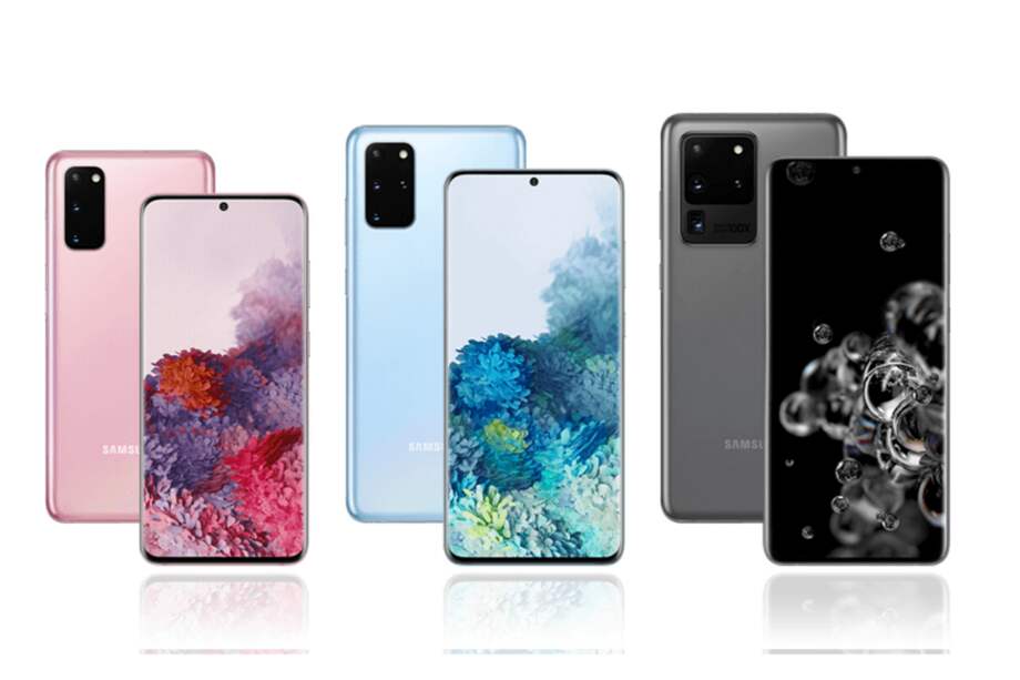 La nueva serie Samsung Galaxy S20. / Cortesía Samsung.