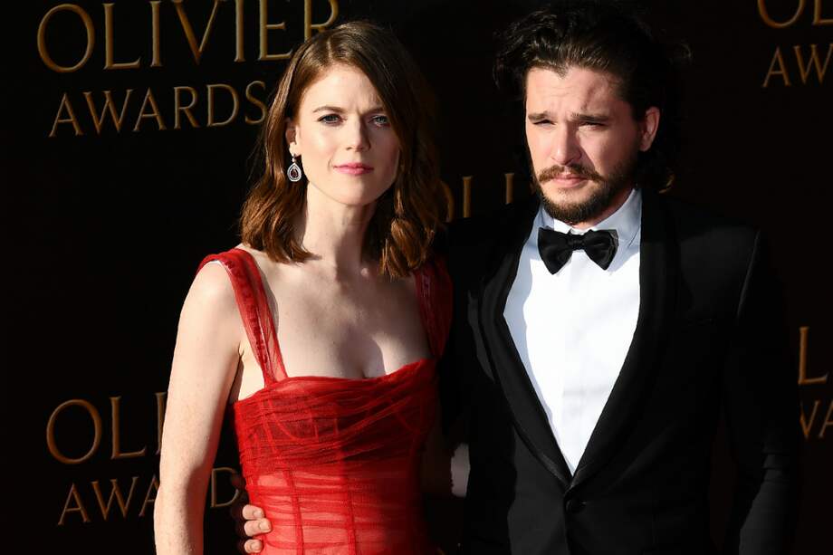 Rose Leslie Y Kit Harington. / AFP
