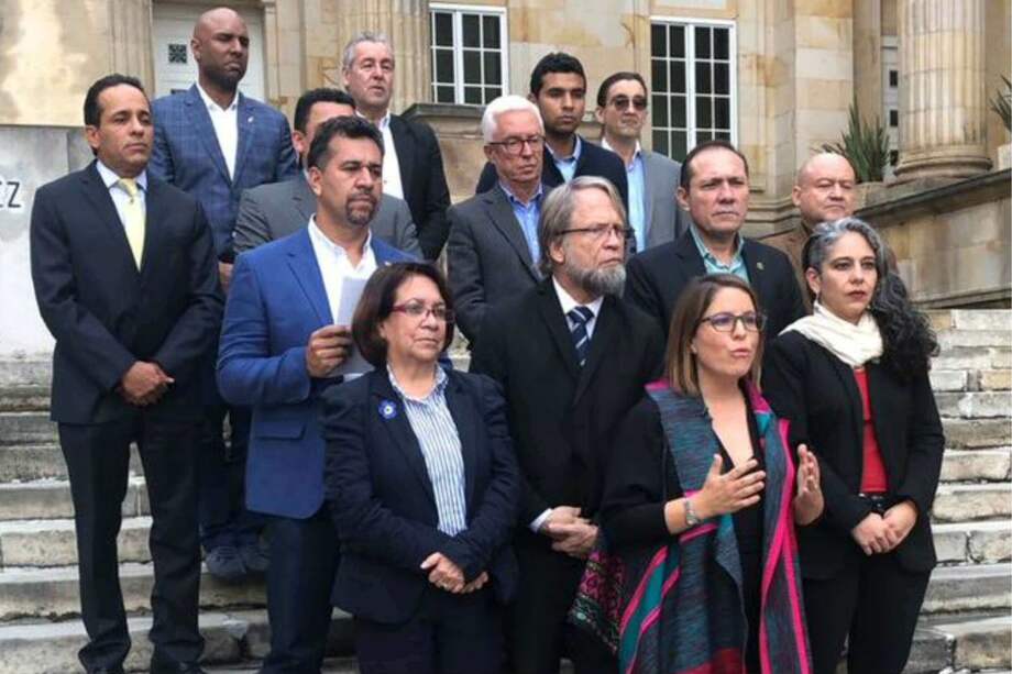 Congresistas de la bancada alternativa. / Cortesía