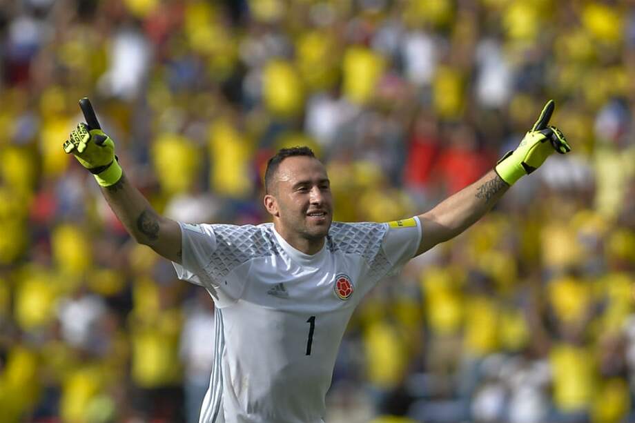 El arquero colombiano ya suma 80 juegos con la selección de fútbol de Colombia / AFP