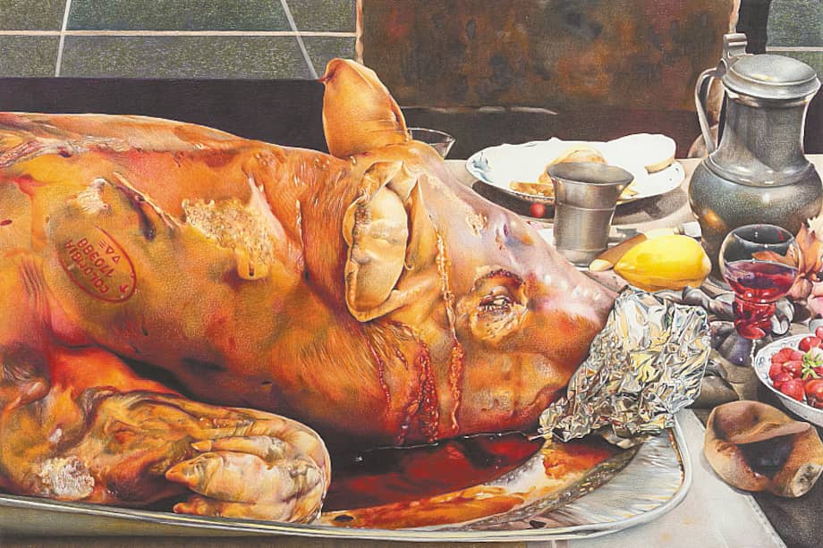 Una imagen divertida y repugnante