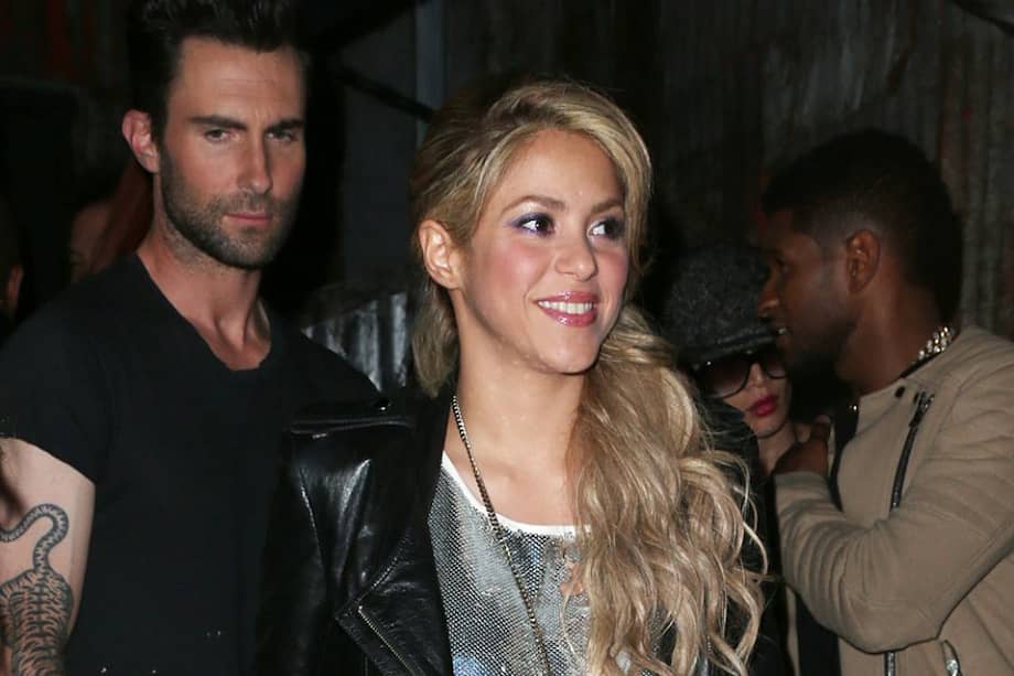 Adam Levine y Shakira, entrenadores de 'The Voice'. / Afp.