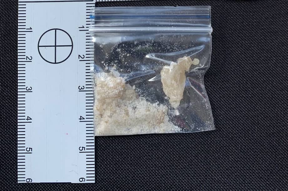 Sustancias presentada en el servicio de análisis como MDMA en cristal.