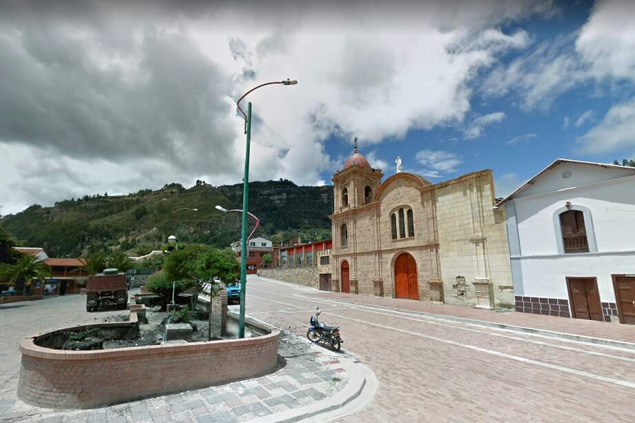 Plaza Antonio Valderrama, en Tasco (Boyacá). / Google Maps