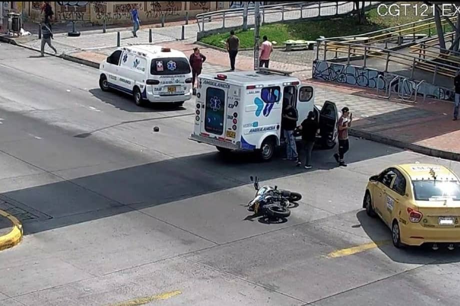 Siniestro vial en Bogotá.