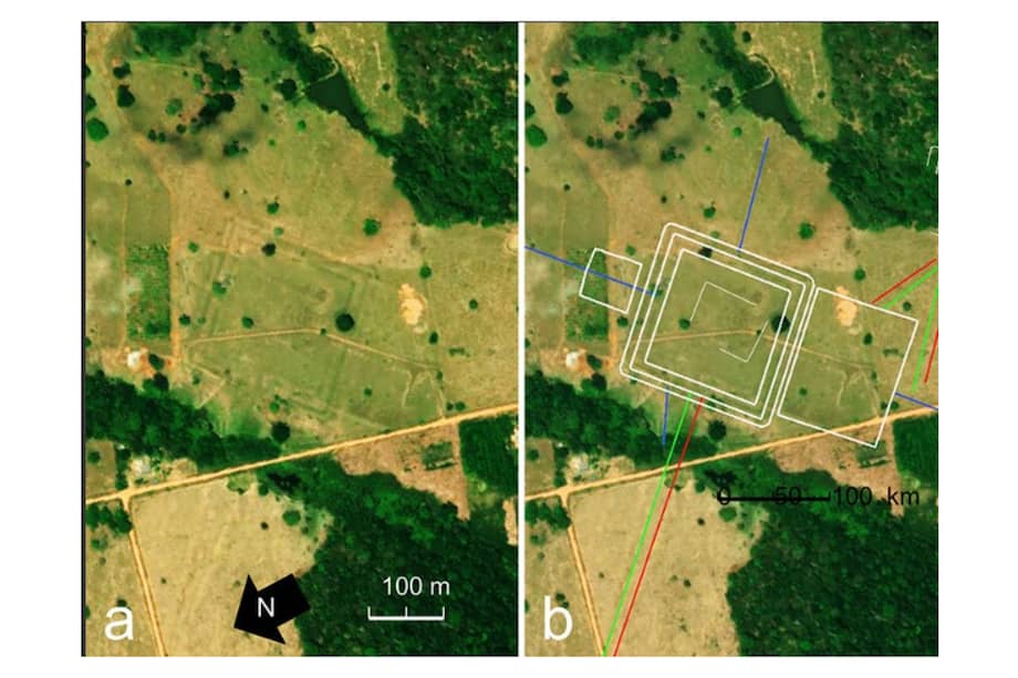 Los investigadores identificaron las más de 950 caminos a través de imágenes satelitales.