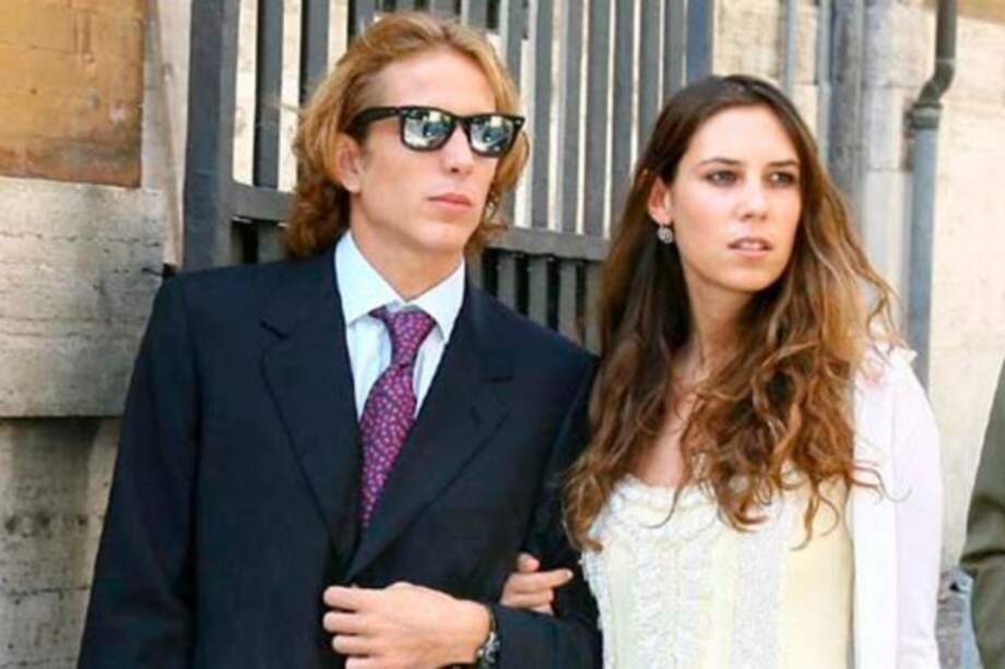 Andrea Casiraghi y Tatiana Santo Domingo. / Foto: Tomada de hola.com