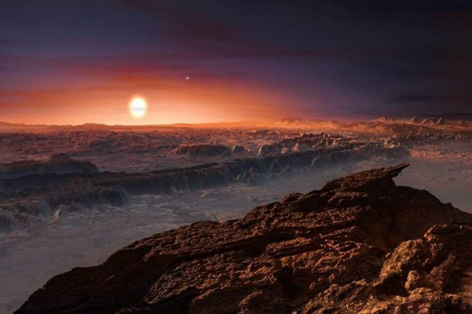 Imagen de cómo podría ser Próxima b. / ESO