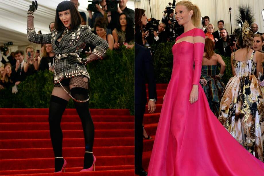 Madonna y Gwyneth Paltrow en la Gala MET 2013. / Agencias