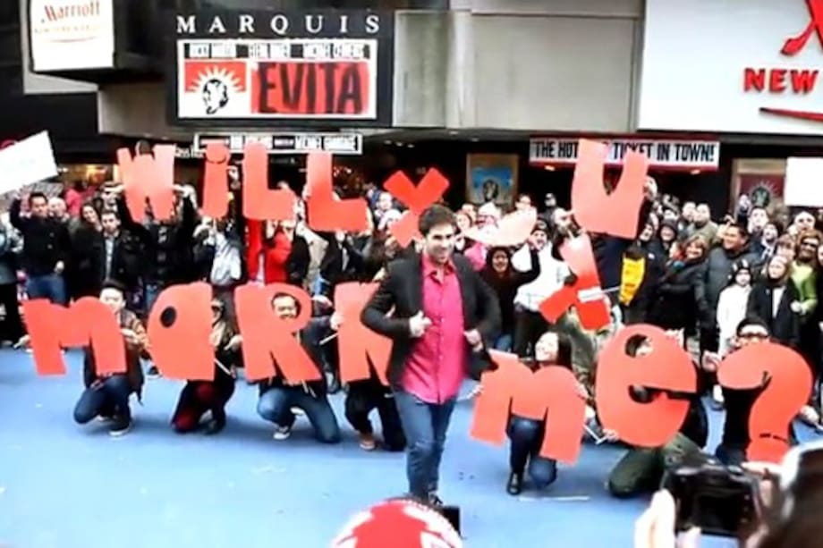 Flashmob, la mejor manera para pedir matrimonio