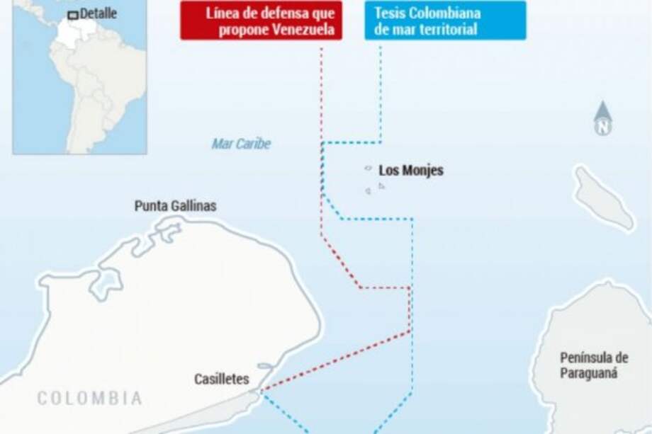 Venezuela derogó el decreto 1787 expedido el pasado 27 de mayo, a través del cual estableció zonas de defensa marítima en áreas reclamadas por Colombia en la región del Golfo de Coquivacoa.