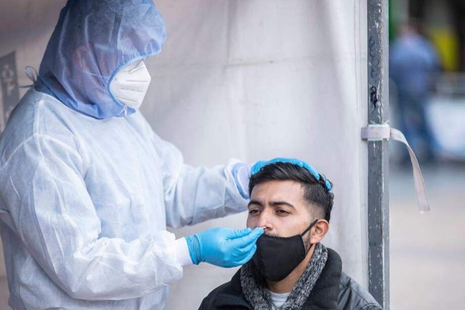 Pruebas COVID-19 en Bogotá.