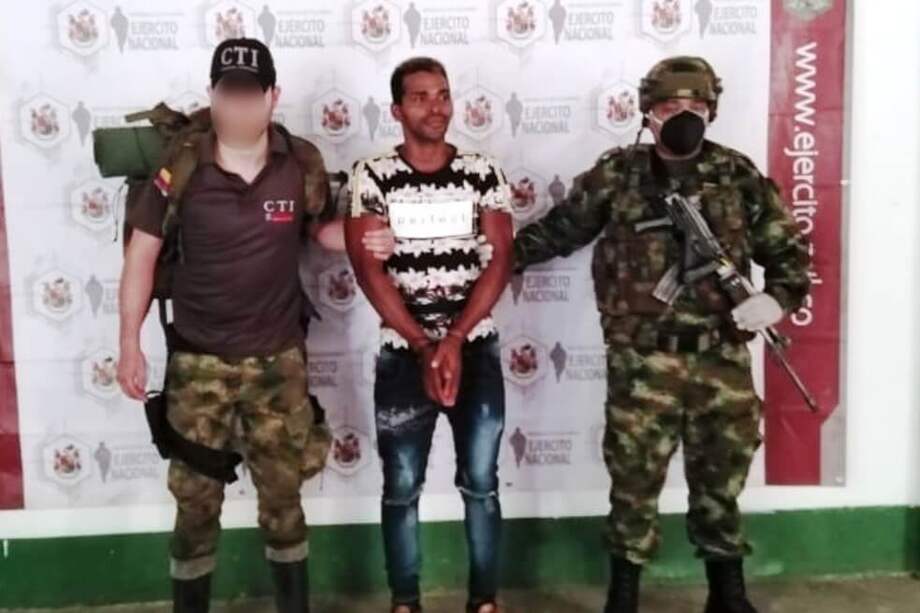 Dalip Durán Martínez, alias Dalip o Farruco, presunto cabecilla del frente Alfredo Gómez Quiñónez. / Cortesía