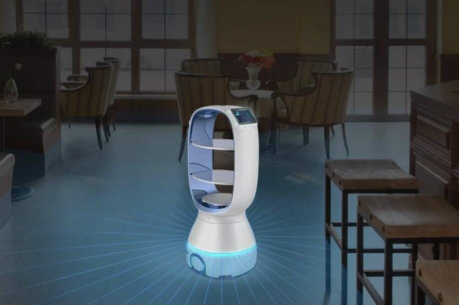 Robot Peanut. / Keenon