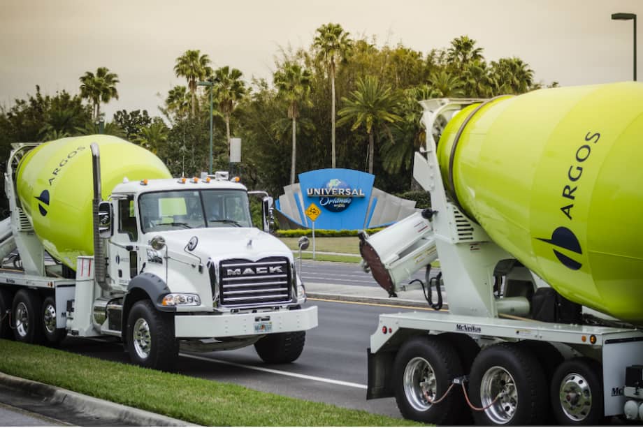 Mixers de Argos en la Florida, Regional Estados Unidos. / Cortesía - Argos