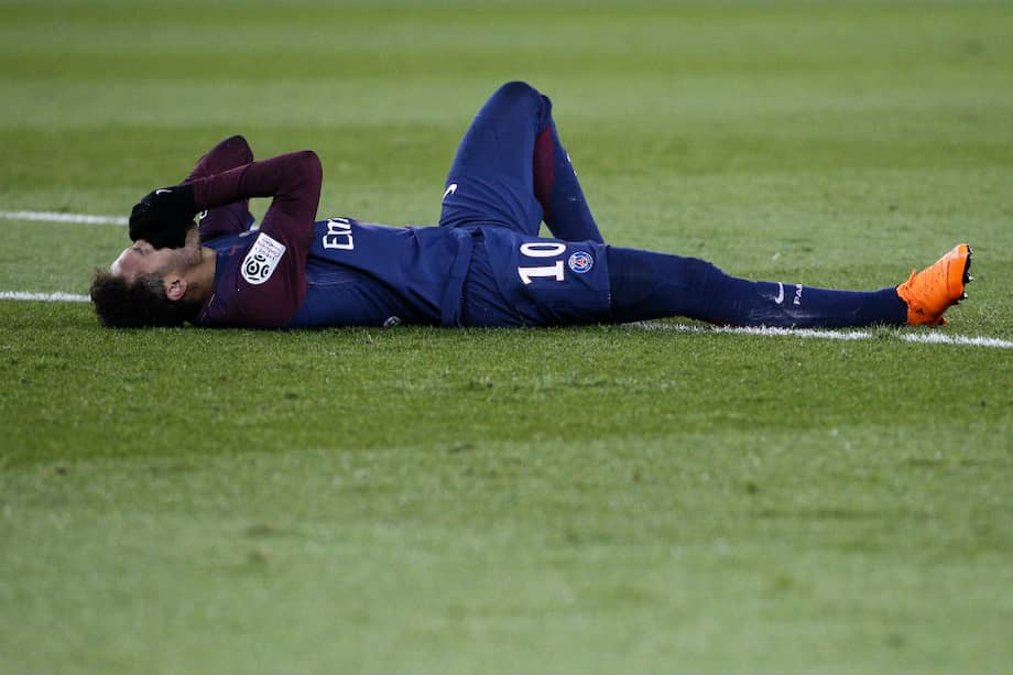 Neymar, delantero brasileño del PSG. / AFP