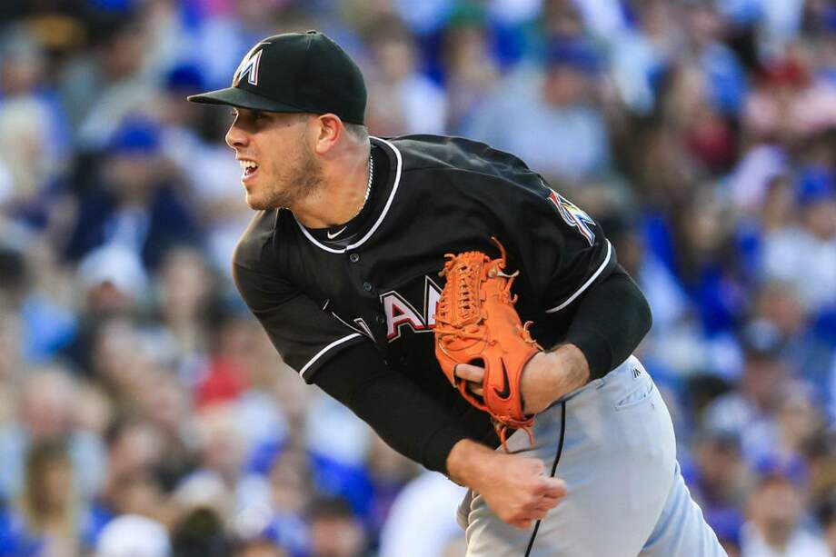 José Fernández, lanzador cubano de los Miami Marlins. / AFP