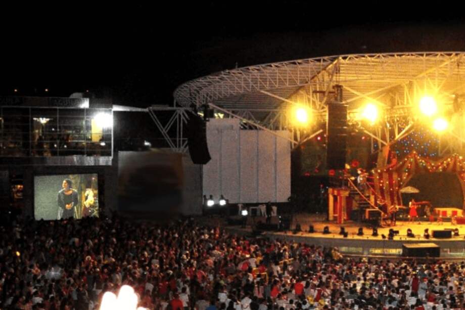 El Parque de la Leyenda Vallenata "Consuelo Araújo Noguera" es el escenario que cada año recibe a propios y visitantes durante la celebración del Festival. / Cortesía
