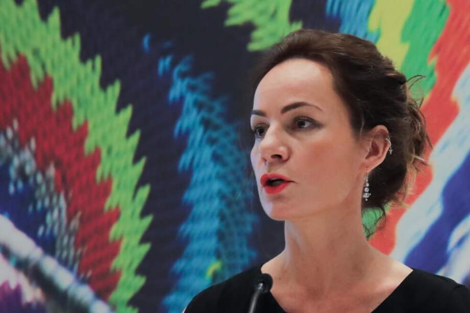 Flore-Anne Messy, jefe de la División de Asuntos Financieros de la OCDE. / Tomada de @BBVABancaRespon