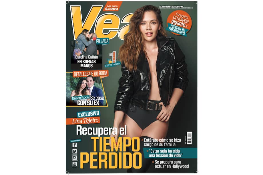 Lina Tejeiro es la protagonista del tema de portada del más reciente número de la Revista Vea. / Revista Vea