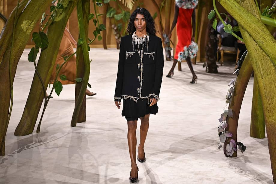 Una modelo en el desfile de Haute Couture de Chanel. Imagen de referencia/ EFE/EPA/Firas Abdullah