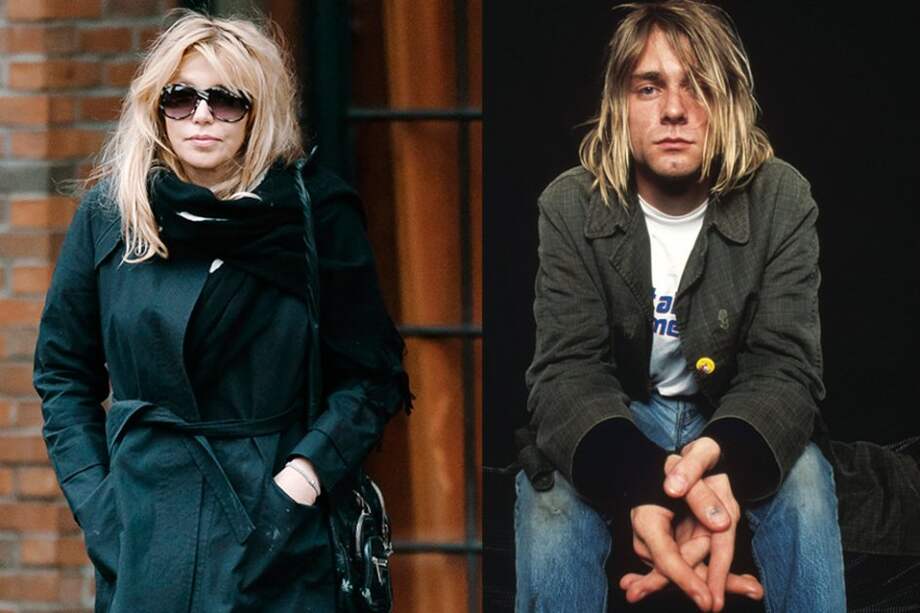 Courtney Love y Kurt Cobain.