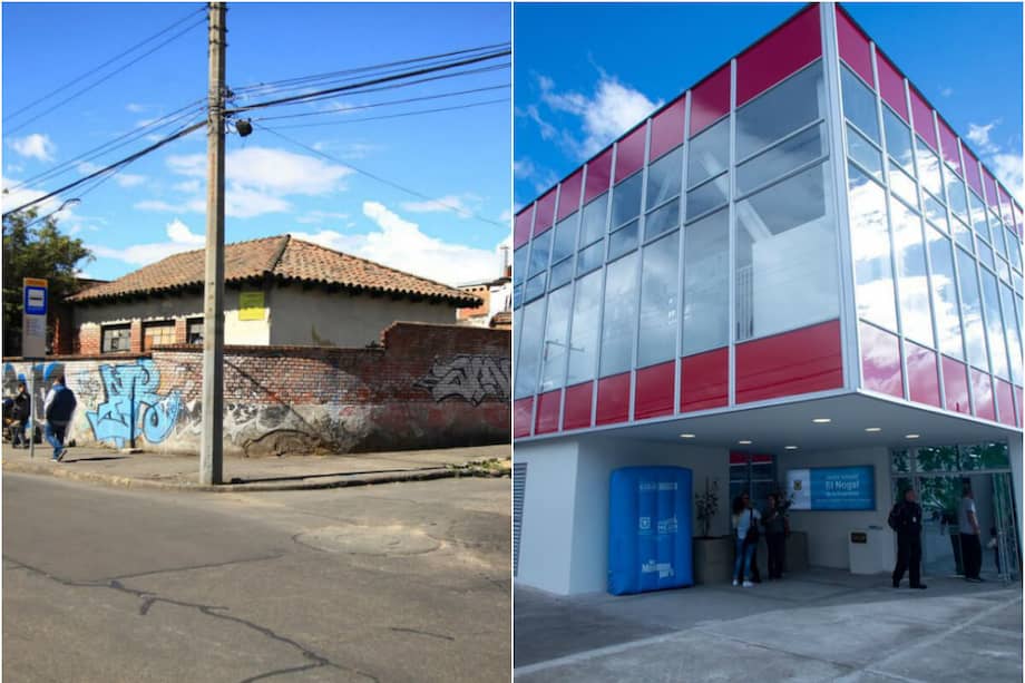 Antes de la construcción del nuevo jardín, el lugar había una casa deteriorada. / Cortesía: Alcaldía de Bogotá