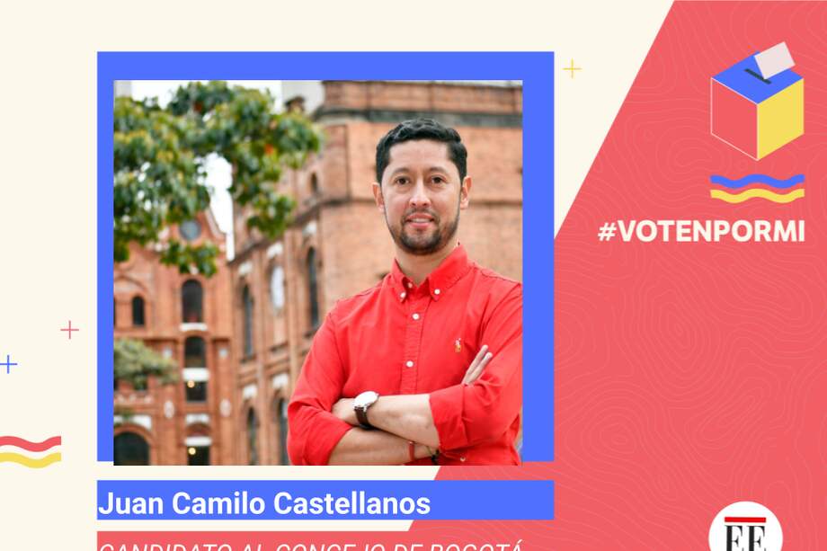 Juan Camilo Castellanos, candidato al Concejo de Bogotá 2023