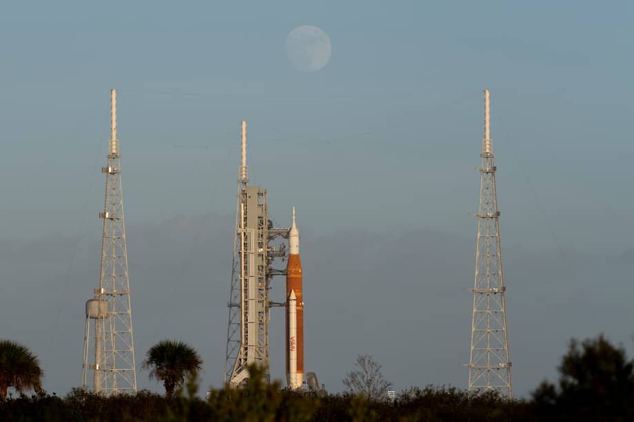 El lanzamiento se ha postergado varias veces. EFE/EPA/NASA/Joel Kowsky