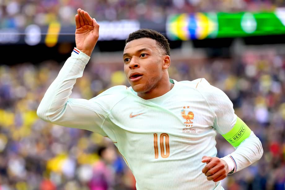 Kylian Mbappé, jugador de la selección de Francia.