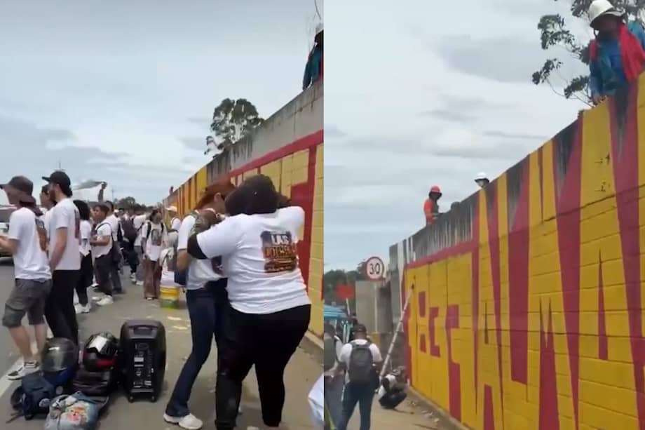 La jornada incluyó murales, mensajes y actividades simbólicas relacionadas con las víctimas de ejecuciones extrajudiciales documentadas por la JEP.