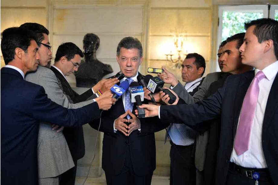 El presidente Santos dijo que su gobierno seguirá velando porque quienes pescan en el área de San Andrés puedan seguir haciéndolo./Presidencia