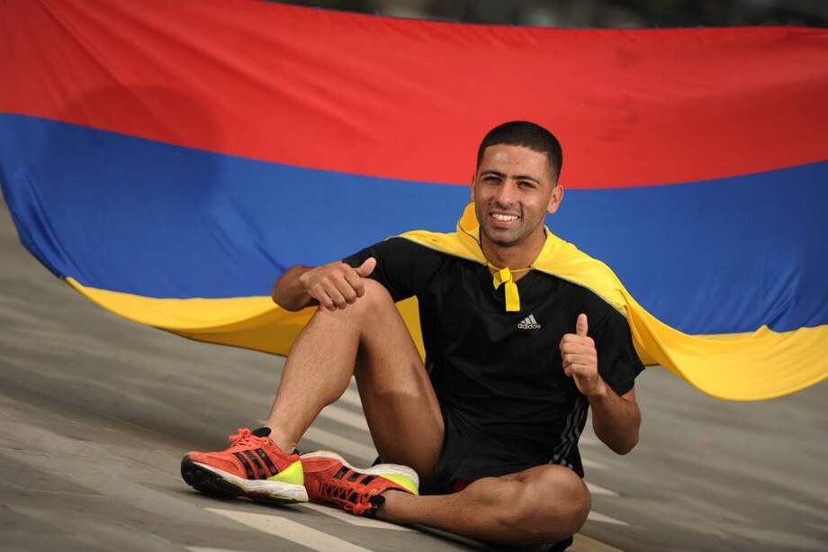 Elkin Serna ganó en Londres su segunda medalla paralímpica, en la prueba de la maratón. / Gabriel Aponte