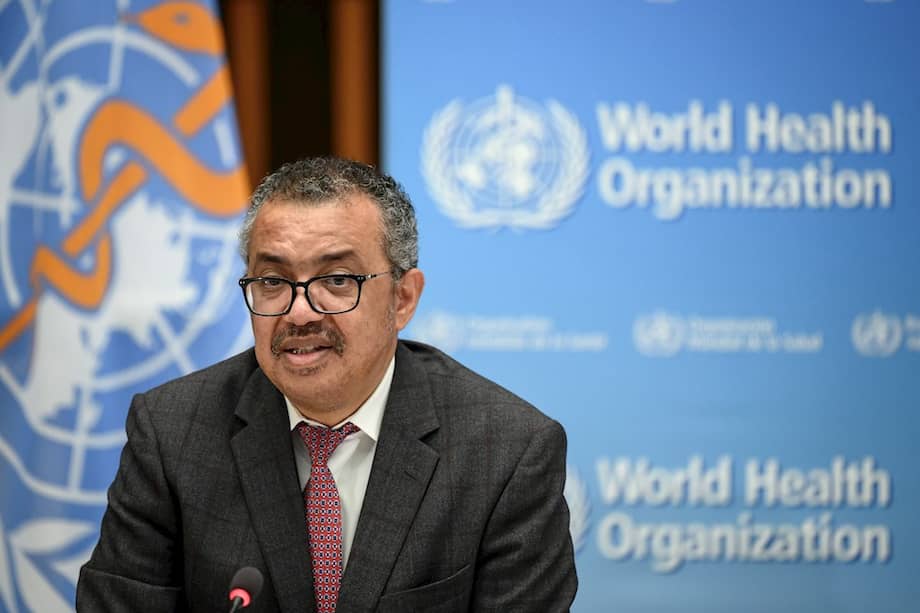El director general de la OMS, Tedros Adhanom Ghebreyesus.