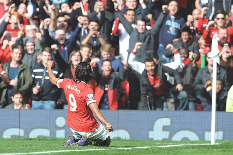Radamel Falcao no jugará contra el Manchester City. Foto: AFP