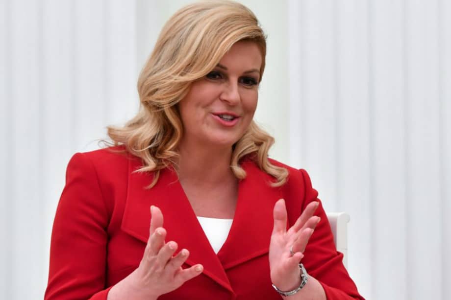 Kolinda Grabar fue elegida como presidenta de Croacia, en segunda vuelta, en enero de 2015, representando al partido ultraderechista Unión Democrática Croata. / AFP