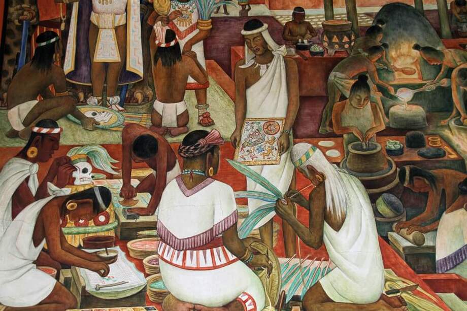 La imagen es de un mural de Diego Rivera. / Pixabay