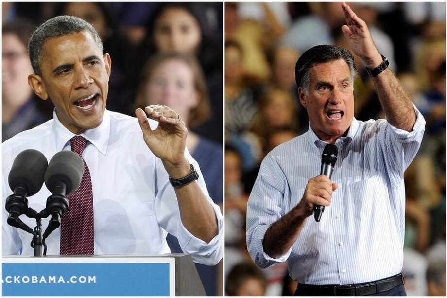 Barack Obma y Mitt Romney candidatos a la presidencia de Estados Unidos./ AFP
